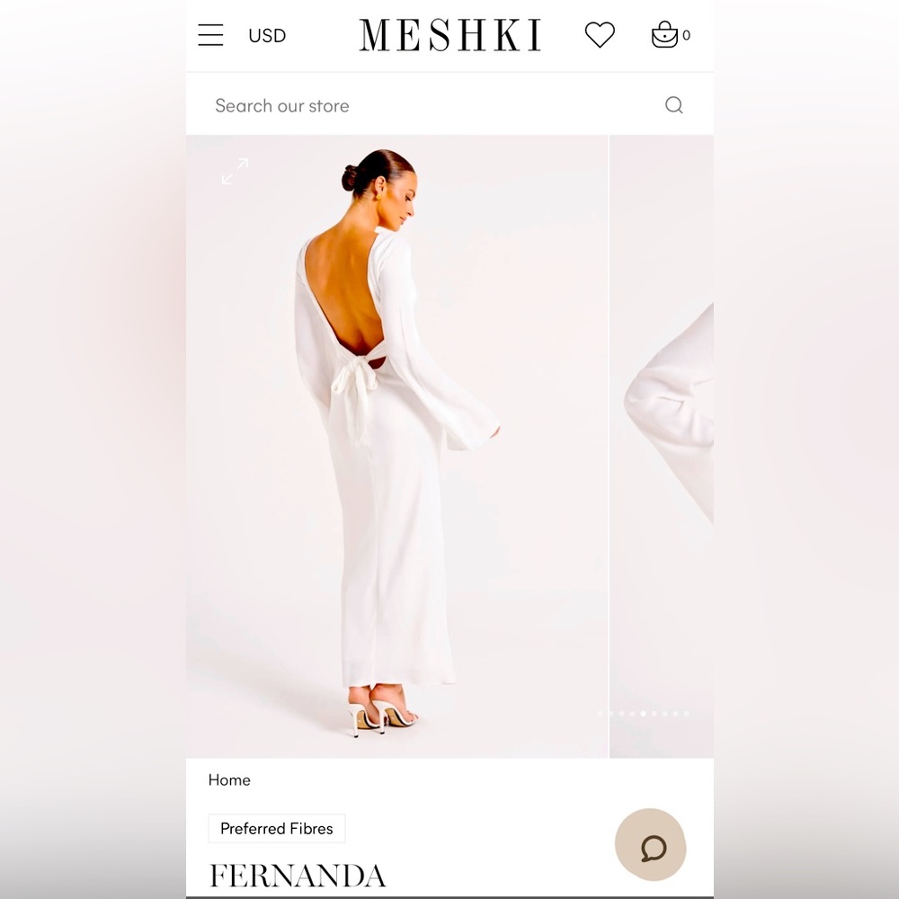 Meshki Fernada Dress. Size XXS fits like a 0/2. New with Tags!